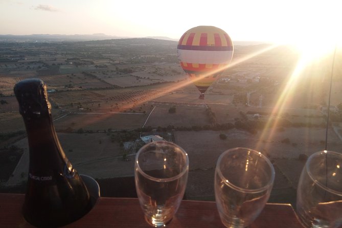 Sunrise and Sunset Experience Hot Air Balloon Ride Mallorca - Watching the balloon rise at the launch field