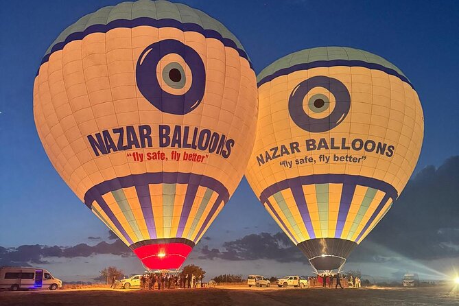 Sunrise Balloon Flight Cappadocia (Goreme) by Nazar Balloons - Your early pickup from a Göreme hotel