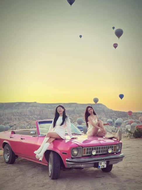 Sunrise Balloon Viewing with Classic Car –Magical Cappadocia - Why the balloon view works so well from the ground