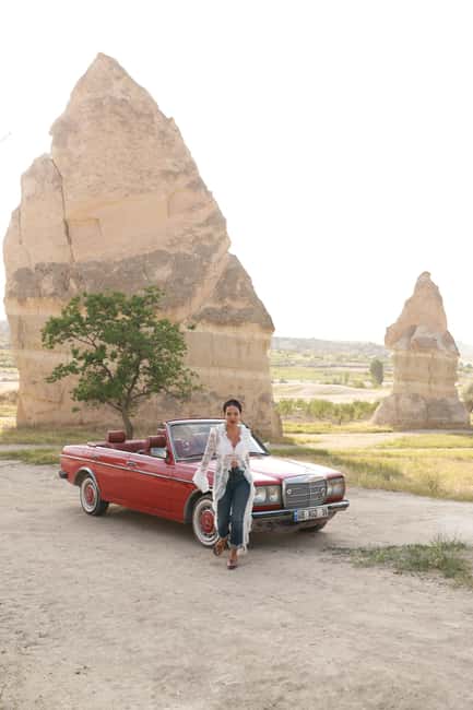 Sunrise Balloon Viewing with Classic Car –Magical Cappadocia - Watching the balloons prepare near the launch area
