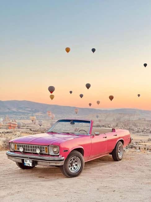 Sunrise Balloon Viewing with Classic Car –Magical Cappadocia - The early pickup from Göreme, Uçhisar, or Çavuşin