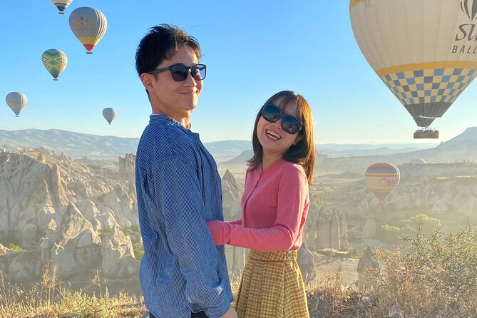 Sunrise Balloon Watching Tour with Photographer in Goreme - Göreme National Park at the first lift-off