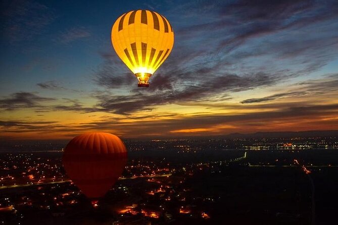 Sunrise Hot Air Balloon Ride Experience in Luxor - Sunrise over Luxor from a balloon basket