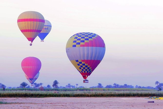 Sunrise Hot Air Balloon Ride with shopping tour - Watching the balloon come alive