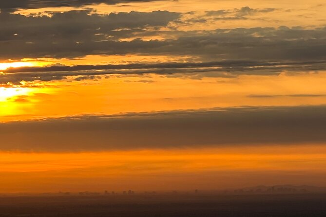 Sunrise Sonoran Desert Hot Air Balloon Ride from Phoenix - Camelback Mountain in the morning light
