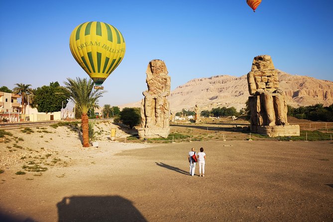 Sunrise VIP Hot Air Balloon Ride in Luxor - Preparing at the West Bank launch site