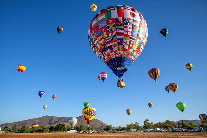 Temecula Shared Hot Air Balloon Ride - The Temecula view from the basket