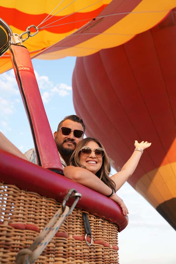 Temecula: Sunrise Hot Air Balloon Ride with Champagne - The 15-minute ride to the launch area