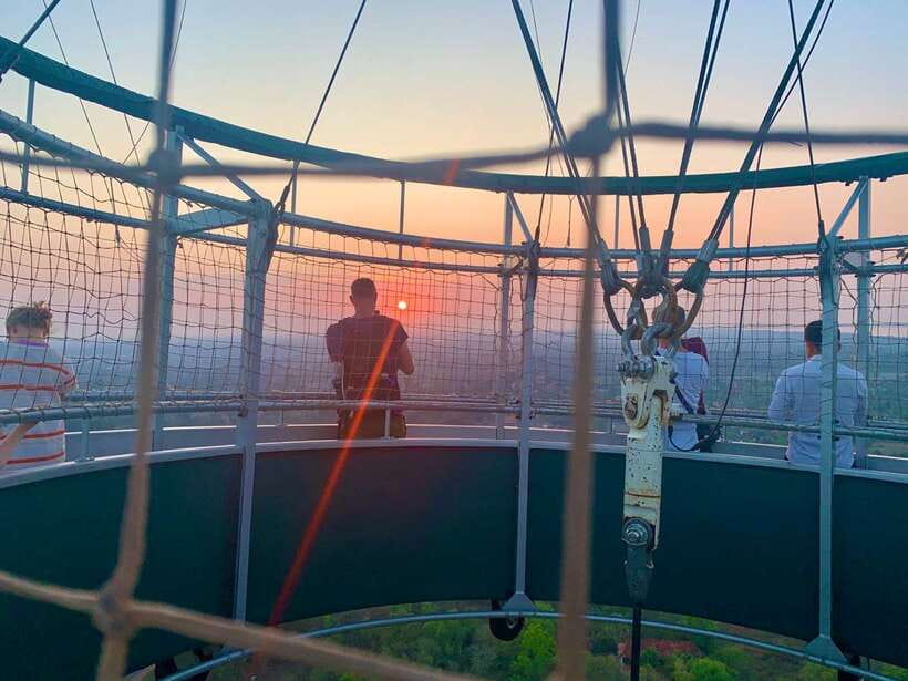 Ticket for Angkor Balloon Ride. - What the 15-minute ride feels like