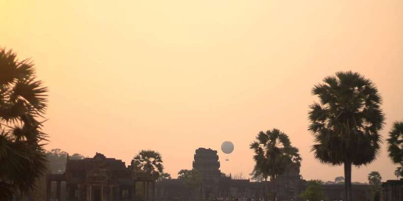 Ticket for Angkor Balloon Ride. - An English-speaking guide and help with photographs