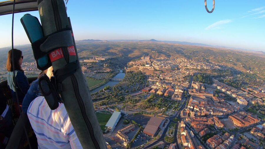 Toledo: Hot Air Balloon Ride with Spanish Breakfast - Toledo seen from a hot-air balloon