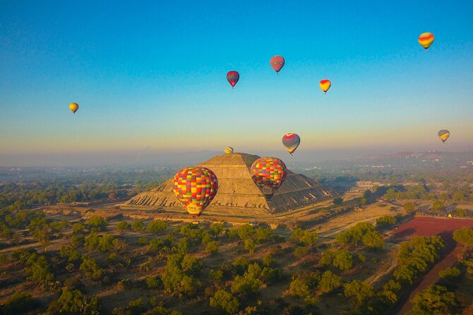Vuelo amanecer: globo aerostático con Sky Balloons México - Sunrise above the pyramids