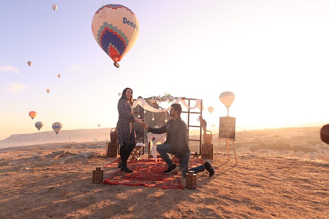 Wedding Proposal and Photoshoot with Hot Air Balloons - The small details that can make or break the moment