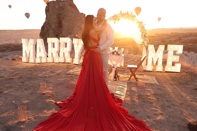 Wedding Proposal and Photoshoot with Hot Air Balloons - Why the photography matters here